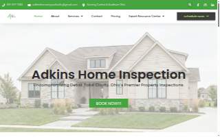 Adkins Home Inspection LLC of East Liverpool website