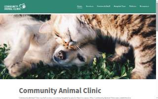Community Animal Clinic website
