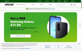 Cricket Wireless Authorized Retailer of East Liverpool website