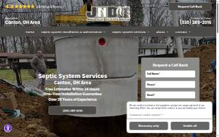 JND Septic Systems website
