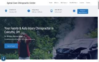 Spinal Care Chiropractic Center website