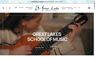 Great Lakes School Of Music website