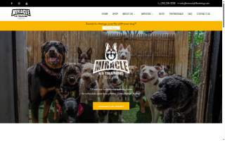 Miracle K9 Training of Eastlake website