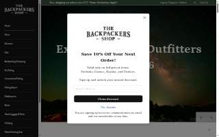 Backpackers Shop Of Ohio Canoe Adventures website