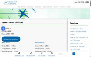 Cleveland Eye Clinic of Elyria website