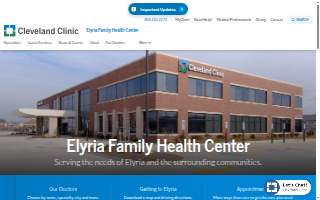 Cleveland Urgent Care Elyria website