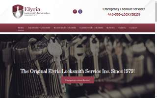 Elyria Locksmith Service, Inc. website