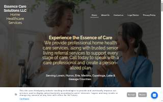 Essence Care Solutions LLC website
