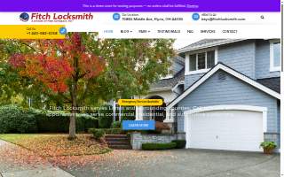 Fitch Locksmith website