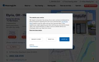 HearingLife of Elyria OH website