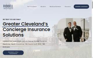 Riddell Insurance website