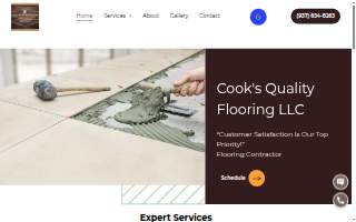 Cook's Quality Flooring LLC website