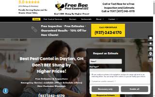 Free Bee Pest Control LLC website