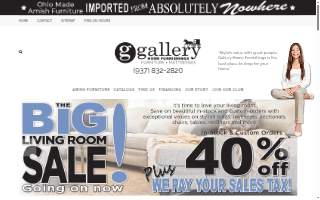 Gallery Home Furnishings website