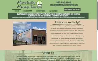 Miami Valley Massage Therapy website