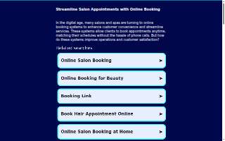 Spa Mary Belle Day Spa & Salon website
