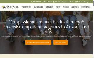 Transitions Counseling & Wellness website