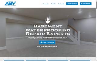 ABV Contractors of Euclid website
