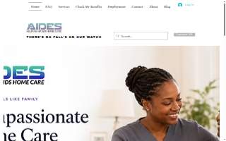 Aides Helping Hands Home Care website
