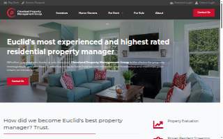 Cleveland Property Management Group website