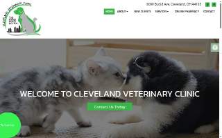 Cleveland Veterinary Clinic website
