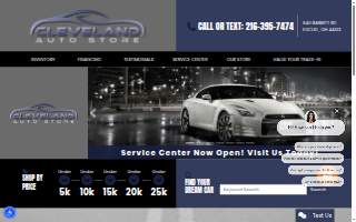 clevelandautostore website