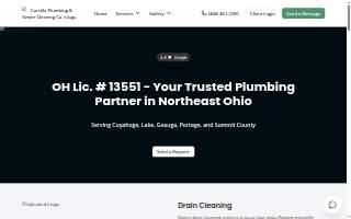 Corsillo Plumbing & Sewer Cleaning Co. website