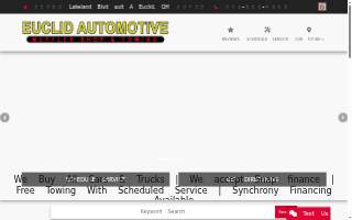 Euclid Automotive & Muffler Shop website