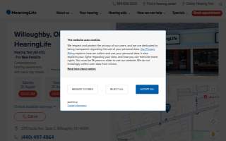 HearingLife of Willoughby OH website