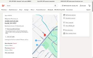 Walgreens Pharmacy website