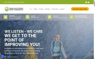 Miami Valley Spine and Injury Chiropractic website