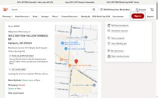 Walgreens of Fairborn website