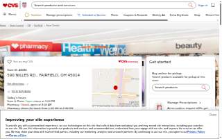 CVS Pharmacy website