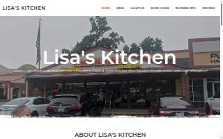 Lisa's Kitchen website
