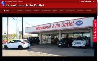International Auto Outlet website