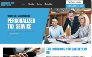 Kettering Tax Solutions website