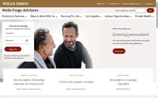 Wells Fargo Advisors Office website