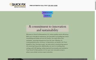 Quick Fix Renovations LTD website