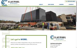 Claypool Electric Inc. website