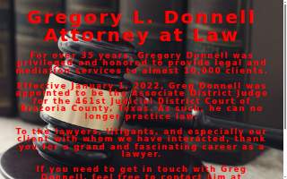 Law Offices of Jason M. Donnell, LLC website