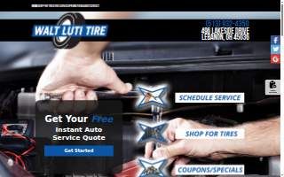 Walt Luti Tire website