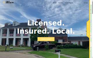 Legacy Roofing & Construction website