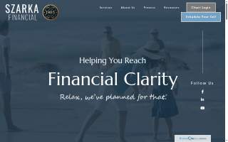 Szarka Financial website