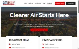 ClearVent USA website