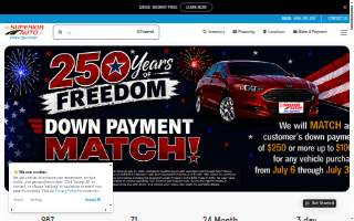 Superior Auto, Inc website