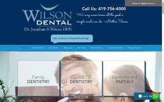 Wilson Dental website
