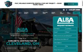 Alba Contractors Inc website
