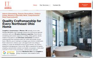 Coughlin's Construction website