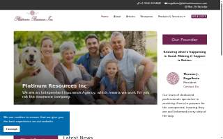 Platinum Insurance website