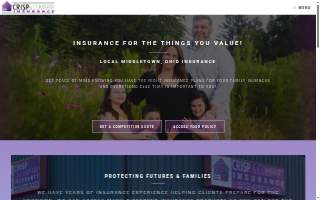 Crisp & Company Insurance website